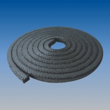 Flexible Graphite With Carbon Fiber In Corners Reinforced Braided Packing